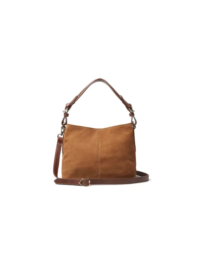 Fairfax and Favor Mini Tetbury Handbag Tan Suede